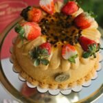 Bolo Vulcão de Maracujá com Morango