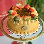 Bolo Vulcão de Maracujá com Morango