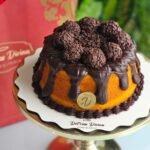 Bolo Vulcão de Cenoura com Chocolate