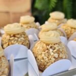 Brigadeiro Branco com xerem de Amendoim