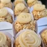 Brigadeiro Branco com xerem de Amendoim