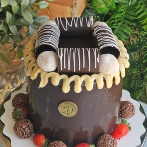 Torta Delícia de Chocolate com Morango
