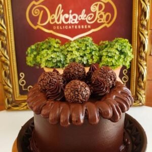 Mini Torta de Brigadeiro