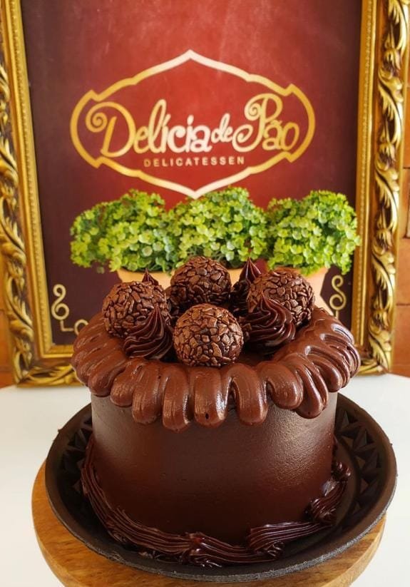 Mini Torta de Brigadeiro