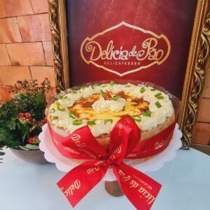 Torta de Queijo com Alho Poró 25cm