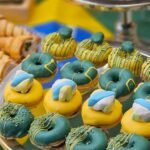 Kit Donuts Verde e Amarelo